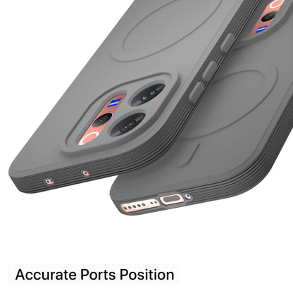 Pikkme grey MagSafe mobile cover for Vivo V70 5G – photo 4