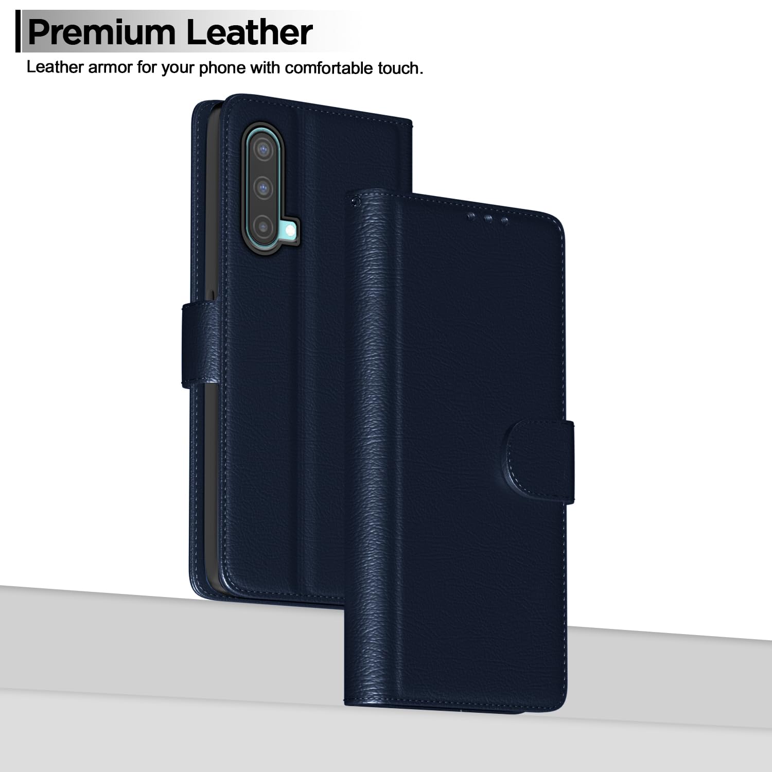 Pikkme OnePlus Nord CE 5G blue mobile flip cover – photo 2