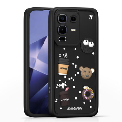 Pikkme black Silicone mobile cover for Infinix Note 50s 5G/3D