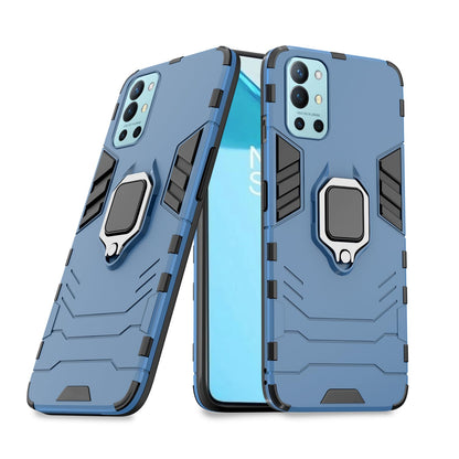 OnePlus 9R D5 Tough Armor mobile back cover in blue by Pikkme