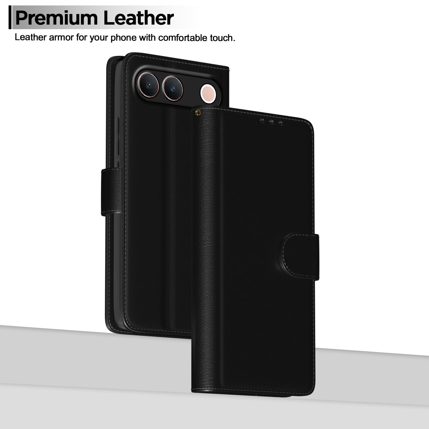 Vivo S2 5G mobile flip cover in black by Pikkme – photo 2