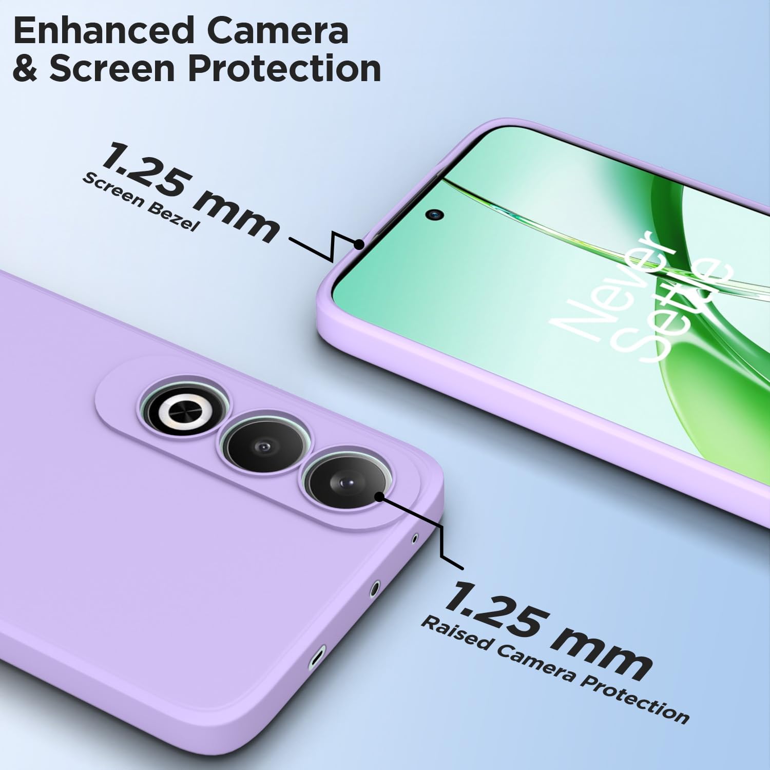 Pikkme OnePlus Nord Matte purple back cover – photo 2
