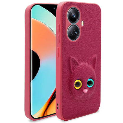 Pikkme Realme 10 Pro Plus 5G Cat pink mobile cover