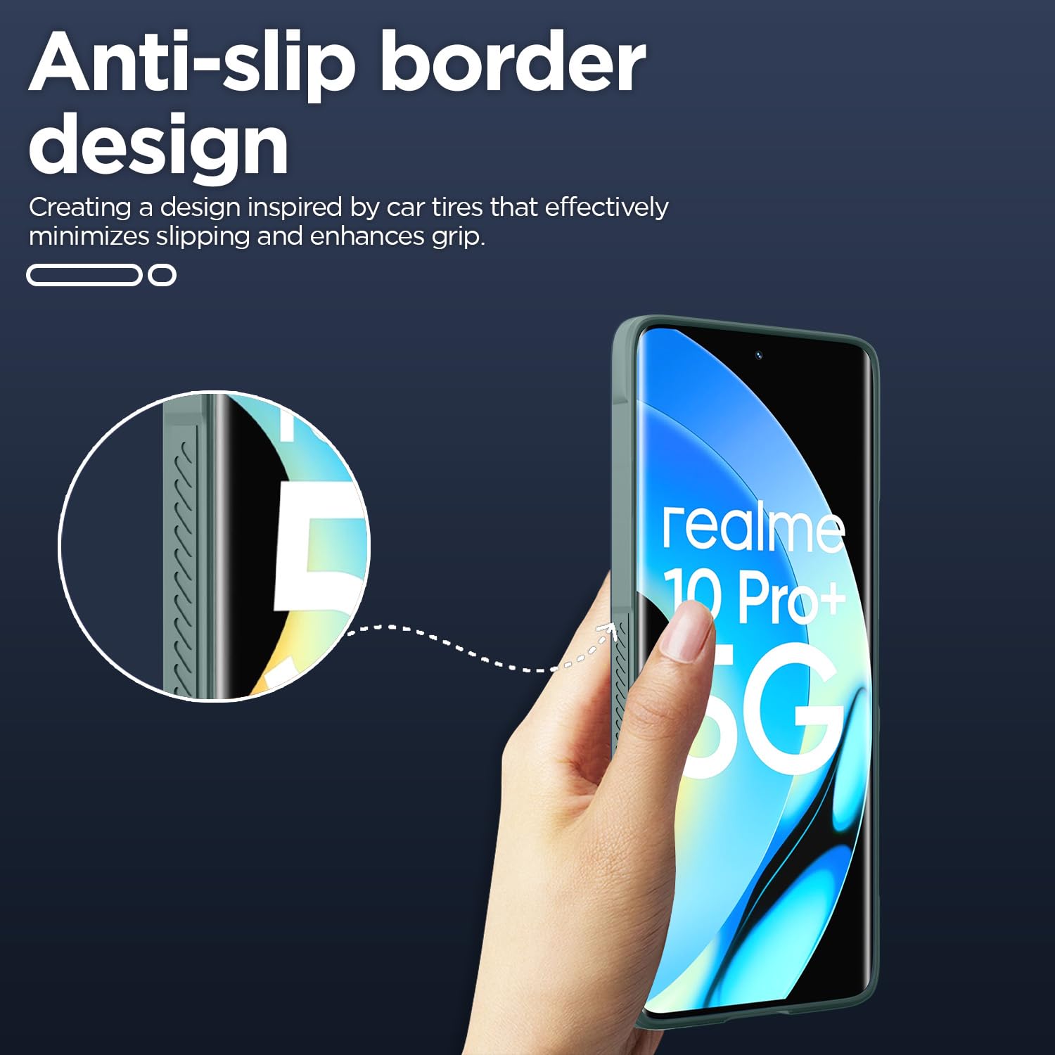 Green Liquid Silicone back cover for Realme 10 Pro Plus 5G – Pikkme – photo 4