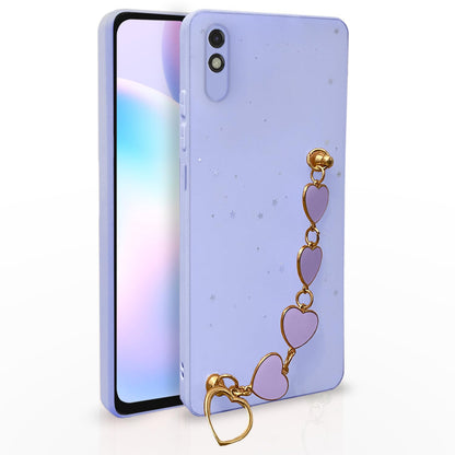 Redmi 9A/9i/9A Sport Chain mobile back cover in purple by Pikkme