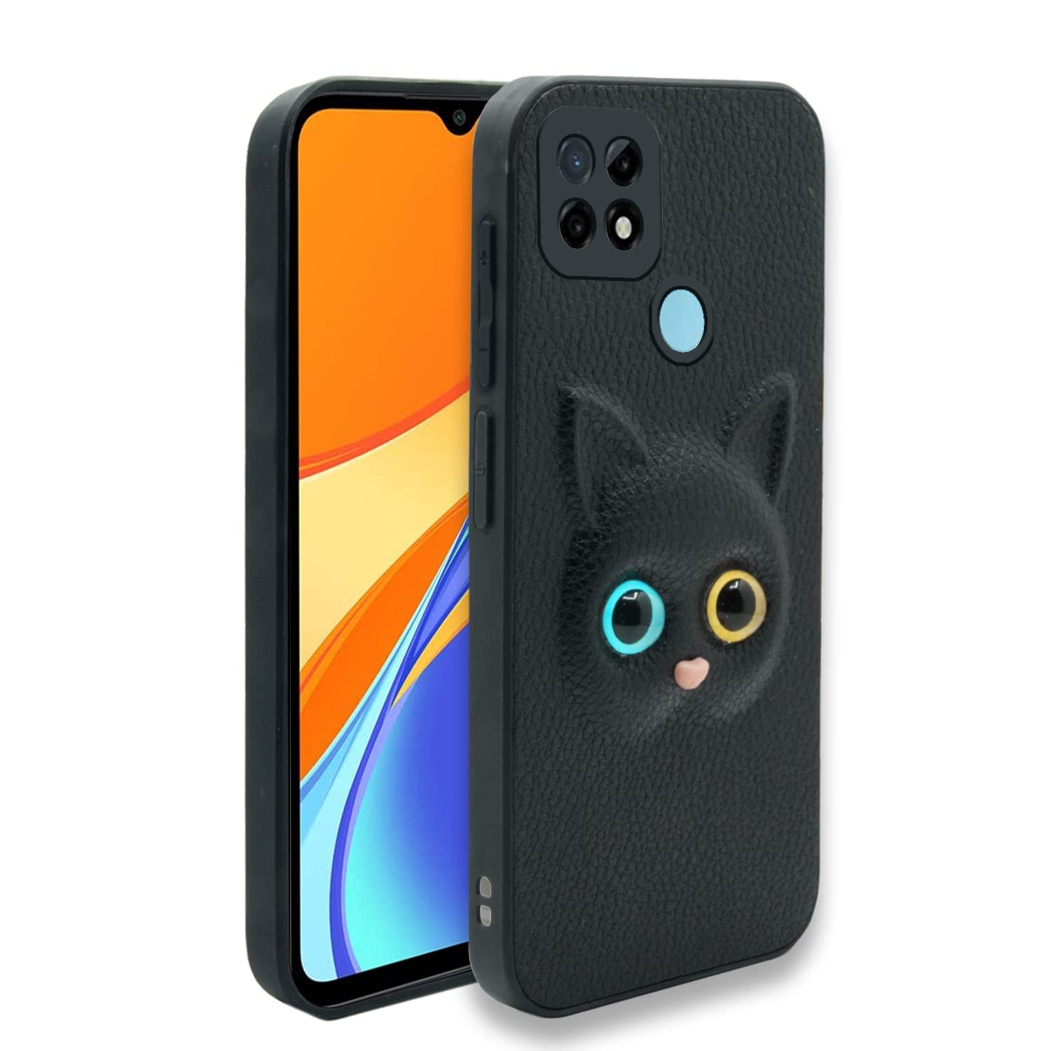 Redmi 10A/9/9C back cover in black by Pikkme