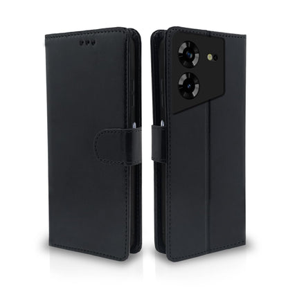Tecno Pova 5/Pova 5 Pro 5G Wallet mobile flip cover in black by Pikkme