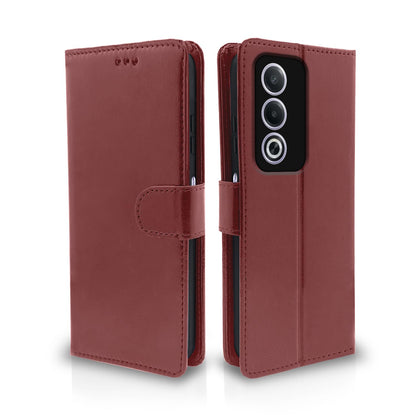 Pikkme Oppo A3 Pro 5G brown wallet flip cover