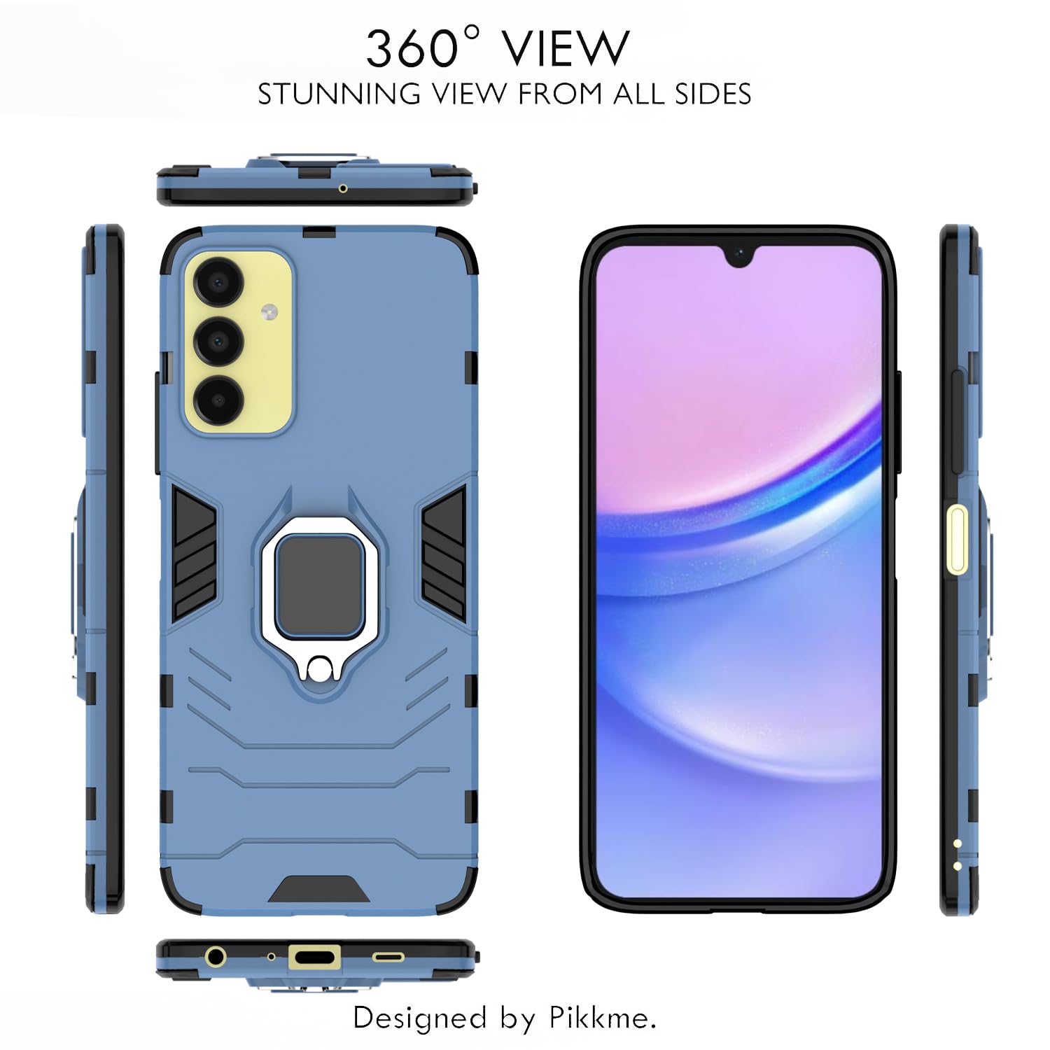 Blue back cover for Samsung A15 5G – Pikkme – photo 3