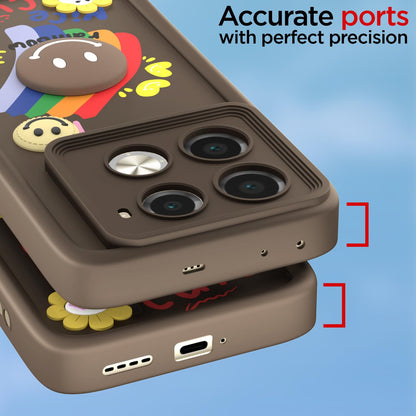 Brown back cover for Infinix Note 40 Pro 5G – Pikkme – photo 4