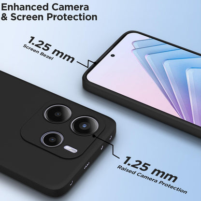 Pikkme black Matte phone cover for Redmi Note 14 5G – photo 2