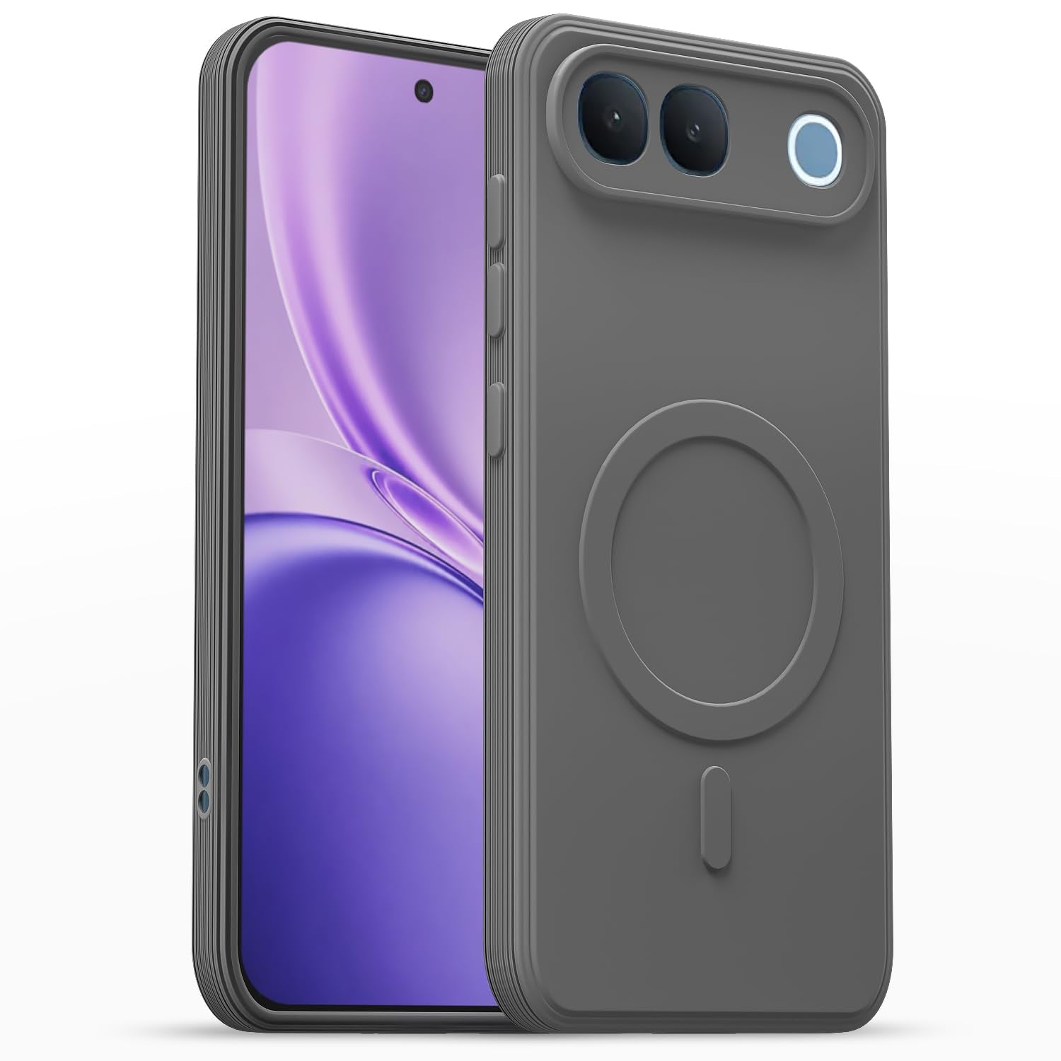 Pikkme grey mobile back cover for Vivo S2/iQOO Z11 5G