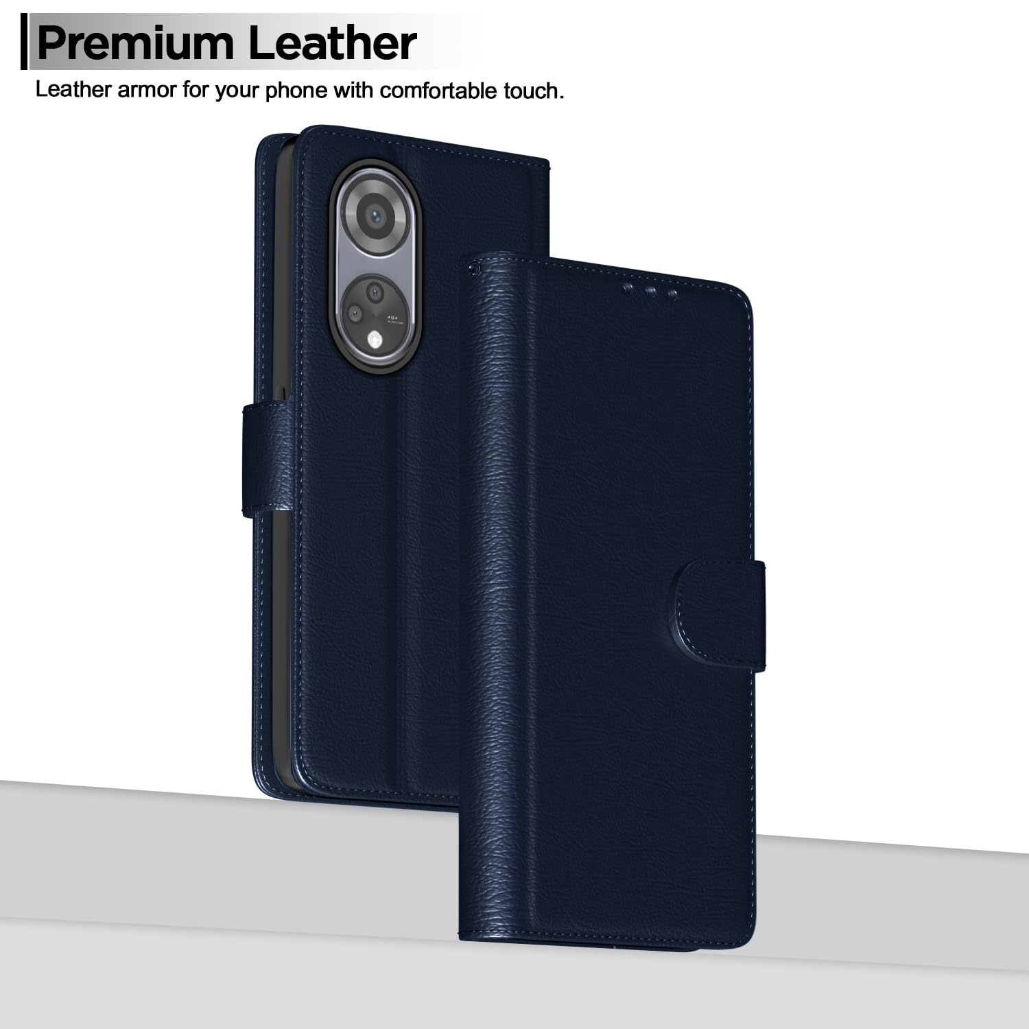 Blue wallet flip cover for Oppo Reno 8T 5G – Pikkme – photo 2