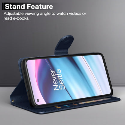 OnePlus Nord CE 5G Wallet flip cover in blue by Pikkme – photo 3