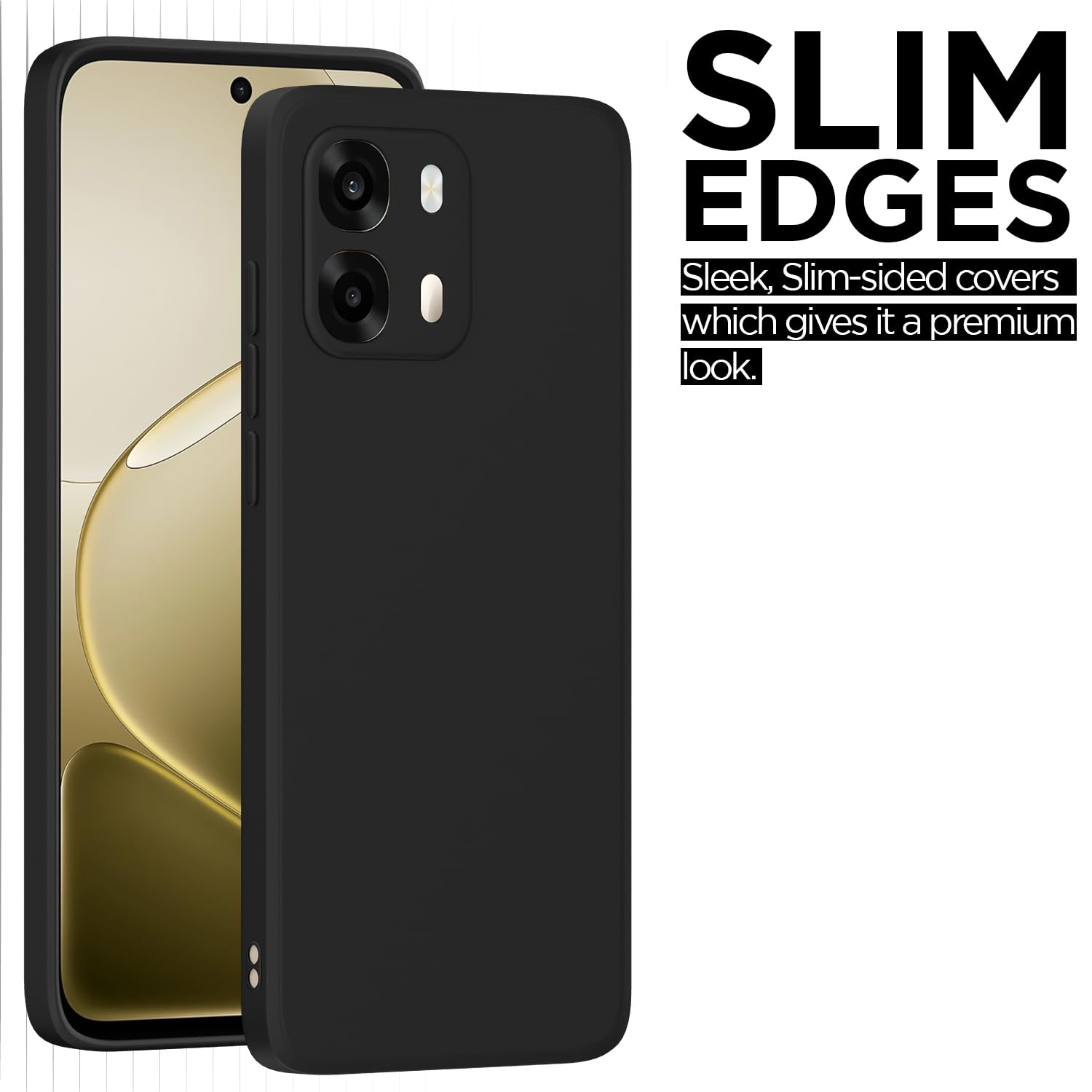 Black Matte mobile back cover for Oppo A6 Pro 5G – Pikkme – photo 6