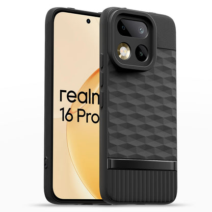 Pikkme Realme 16 Pro 5G Silicone black mobile cover