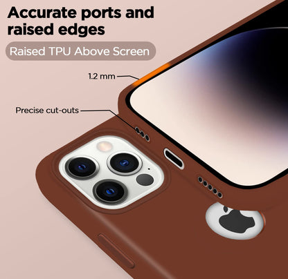 Pikkme brown Soft Silicone back cover for iPhone 14 Pro – photo 5