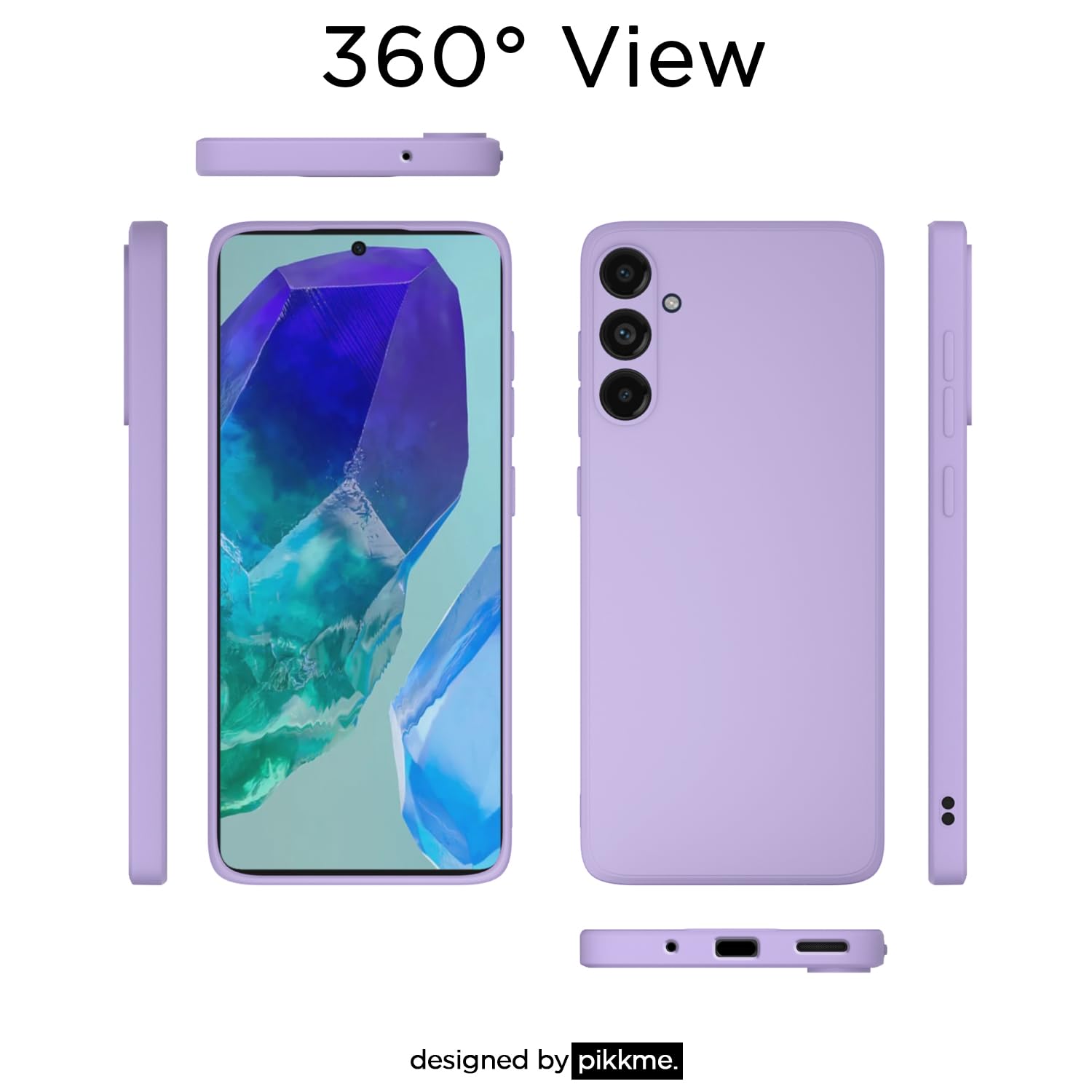Pikkme purple back cover for Samsung M55/M55s/F55 5G – photo 3