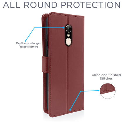 Pikkme Redmi 5 brown mobile flip cover – photo 4