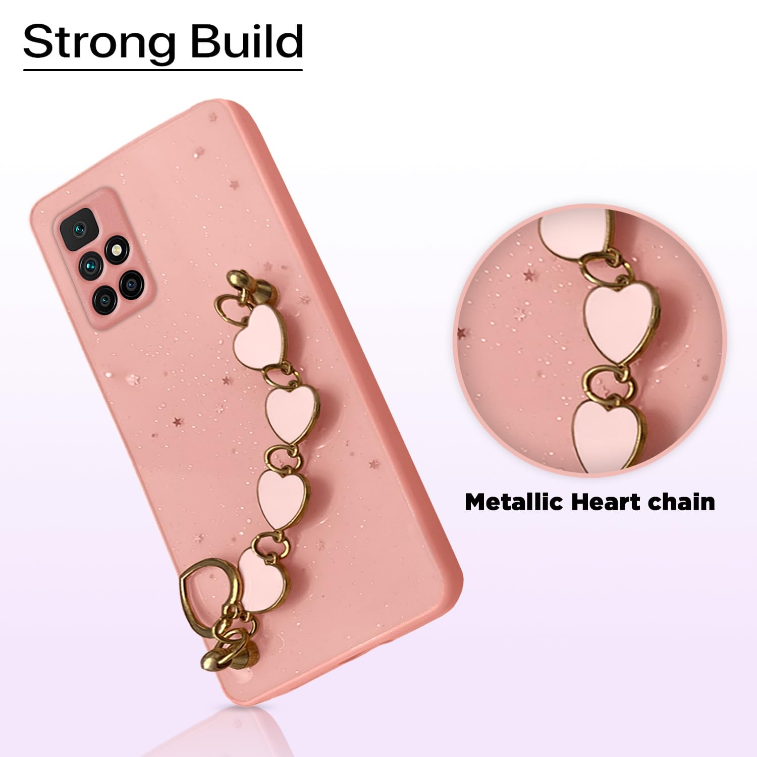 Pikkme pink back cover for Redmi 10 Prime – photo 7