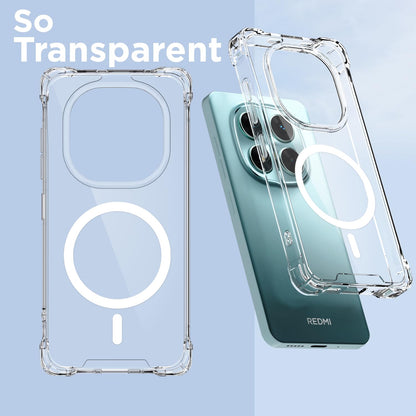 Pikkme transparent mag-safe MagSafe mobile back cover for Redmi Note 15 Pro 5G – photo 2