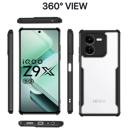 Pikkme iQOO Z9x 5G Clear black mobile back cover – photo 2