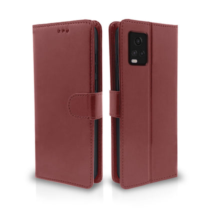 Pikkme Vivo V20 Pro brown mobile flip cover