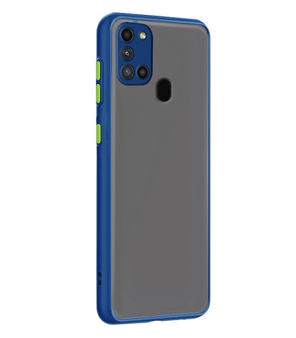 Samsung A21s phone cover in blue by Pikkme – photo 6