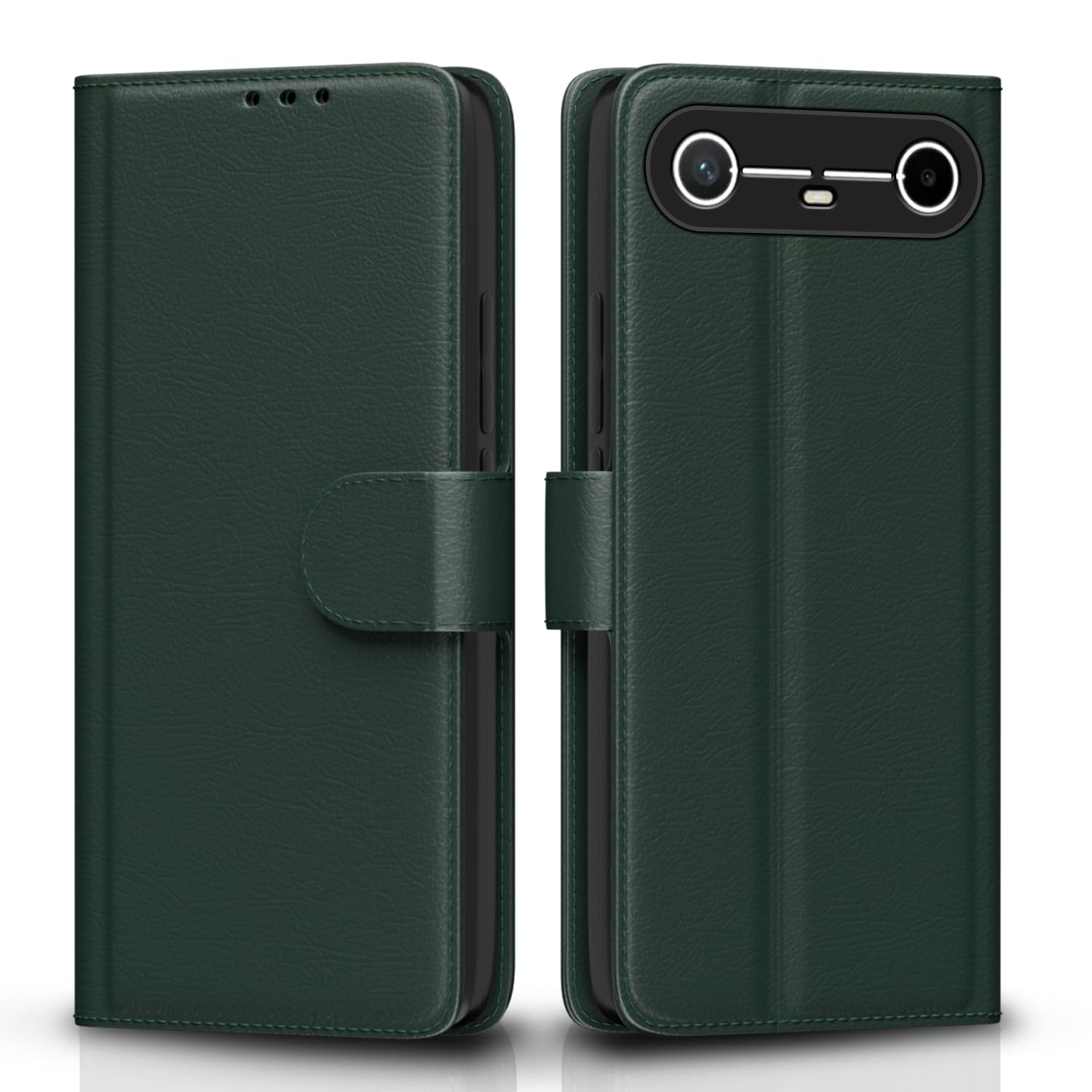 Tecno Pova Wallet flip case in green by Pikkme