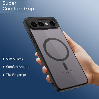 Vivo X300 FE 5G back cover in black mag-safe by Pikkme – photo 6