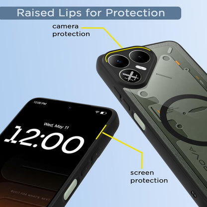 Black mag-safe mobile cover for Tecno Pova 8 5G – Pikkme – photo 4