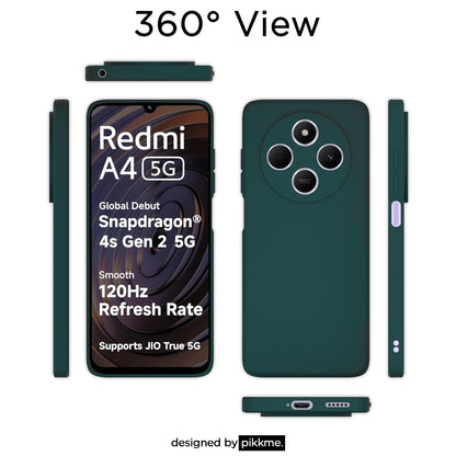 Pikkme Redmi A4/14C/Poco C75 5G green mobile back cover – photo 4