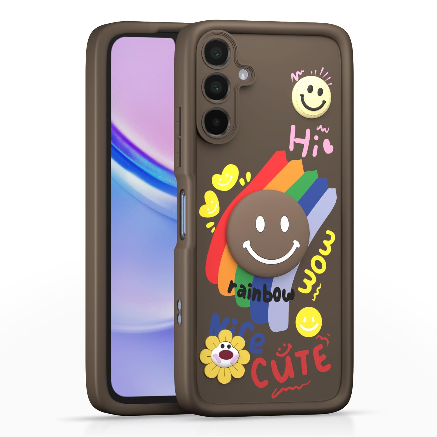 Brown mobile cover for Samsung A15 4G/A15 5G – Pikkme