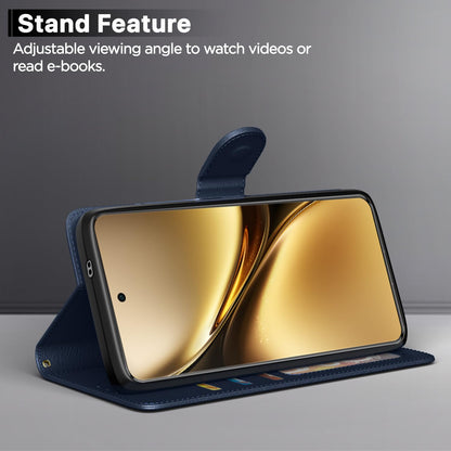 Blue wallet flip cover for Vivo X200 Pro 5G – Pikkme – photo 3