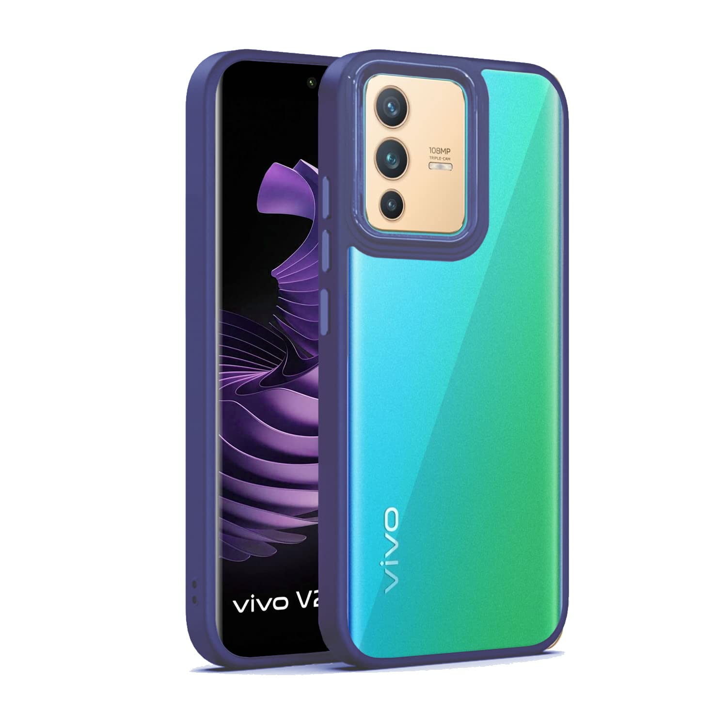 Vivo V23 5G Chrome back cover in purple by Pikkme