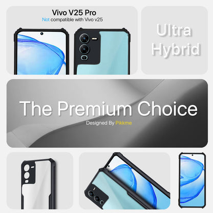 Vivo V25 Pro 5G Hybrid back cover in black by Pikkme – photo 4
