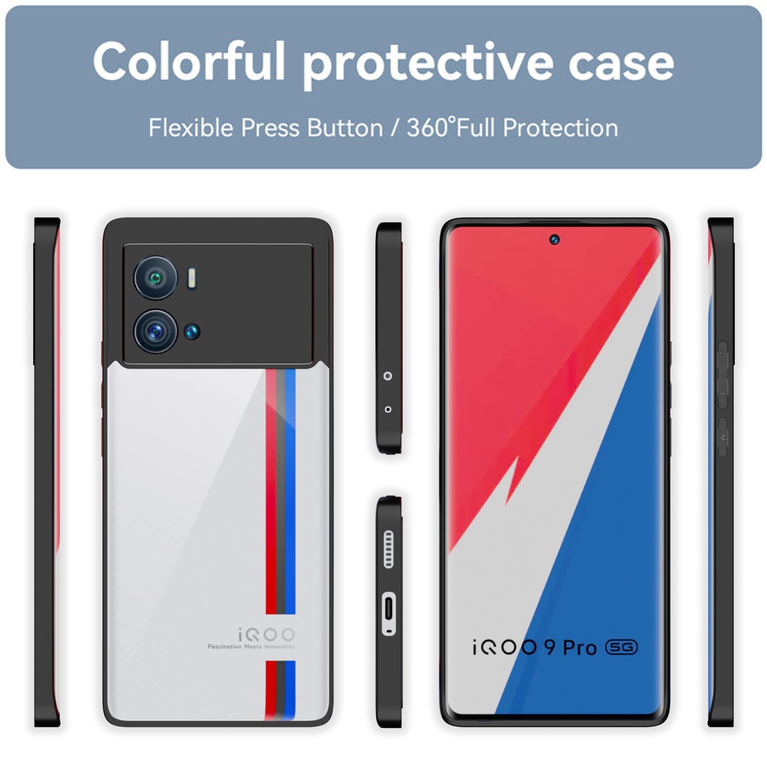 Pikkme black phone cover for iQOO 9 Pro 5G – photo 2