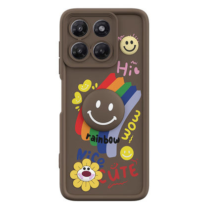 Pikkme brown Smile Rainbow back cover for Moto G37 5G – photo 7