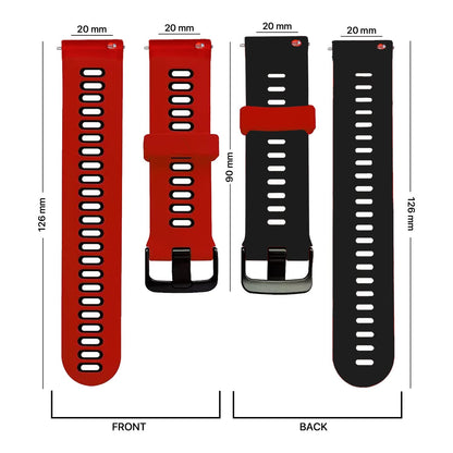 Back Cover (Red & Black) phone cover in red & black by Pikkme – photo 6