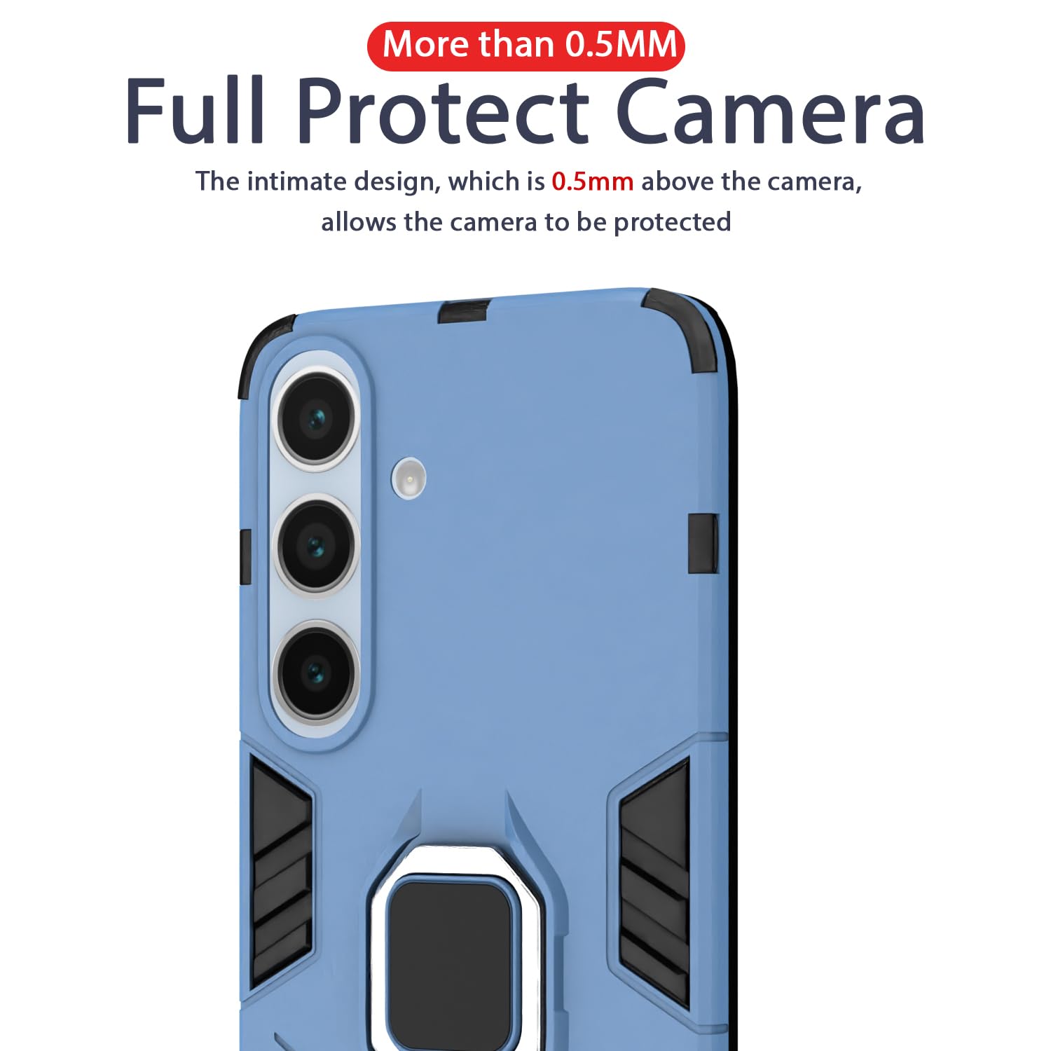 Samsung S24 FE 5G back cover in blue by Pikkme – photo 7