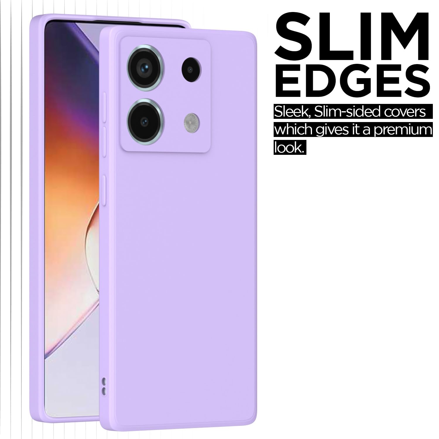 Redmi Note 13 Pro 5G Matte phone cover in purple by Pikkme – photo 7