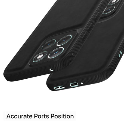 Moto Edge 70 Fusion 5G Leather mobile back cover in black by Pikkme – photo 4