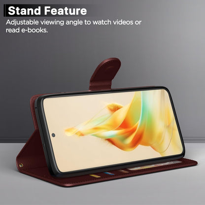 Pikkme brown Wallet wallet flip cover for Oppo Reno 8T 5G – photo 3