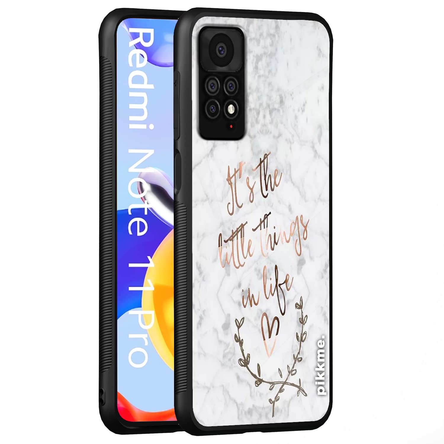 Pikkme Redmi Note 11 Pro/Note 11 Pro Plus 5G Hybrid mobile back cover