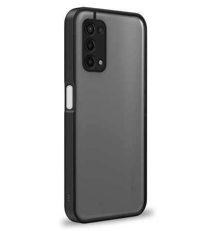 Black Matte mobile back cover for Oppo A74 5G – Pikkme – photo 3