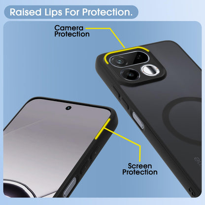Realme 16T 5G MagSafe mobile back cover in black smoke mag-safe by Pikkme – photo 4
