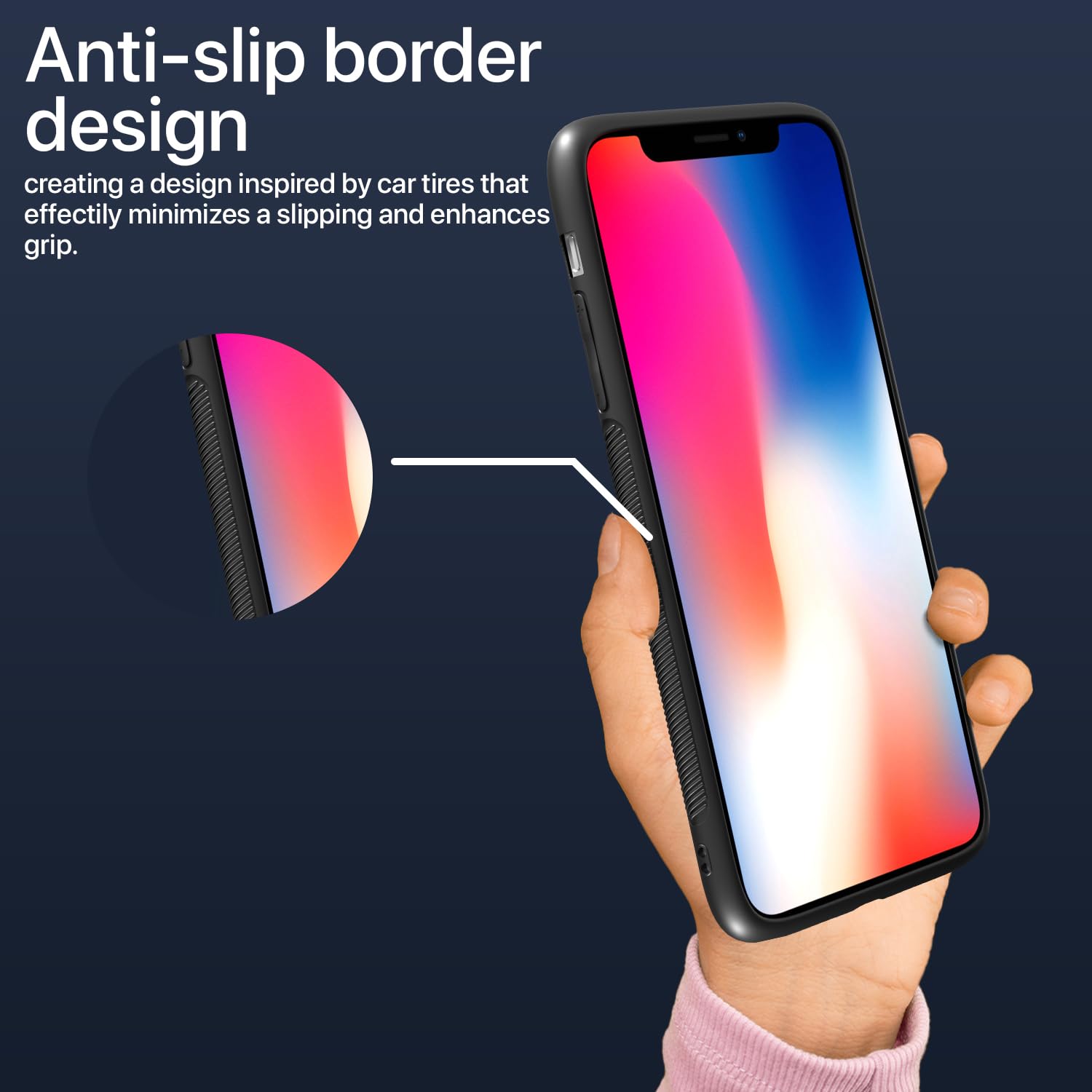 iPhone XS Max Chrome back cover in black by Pikkme – photo 6
