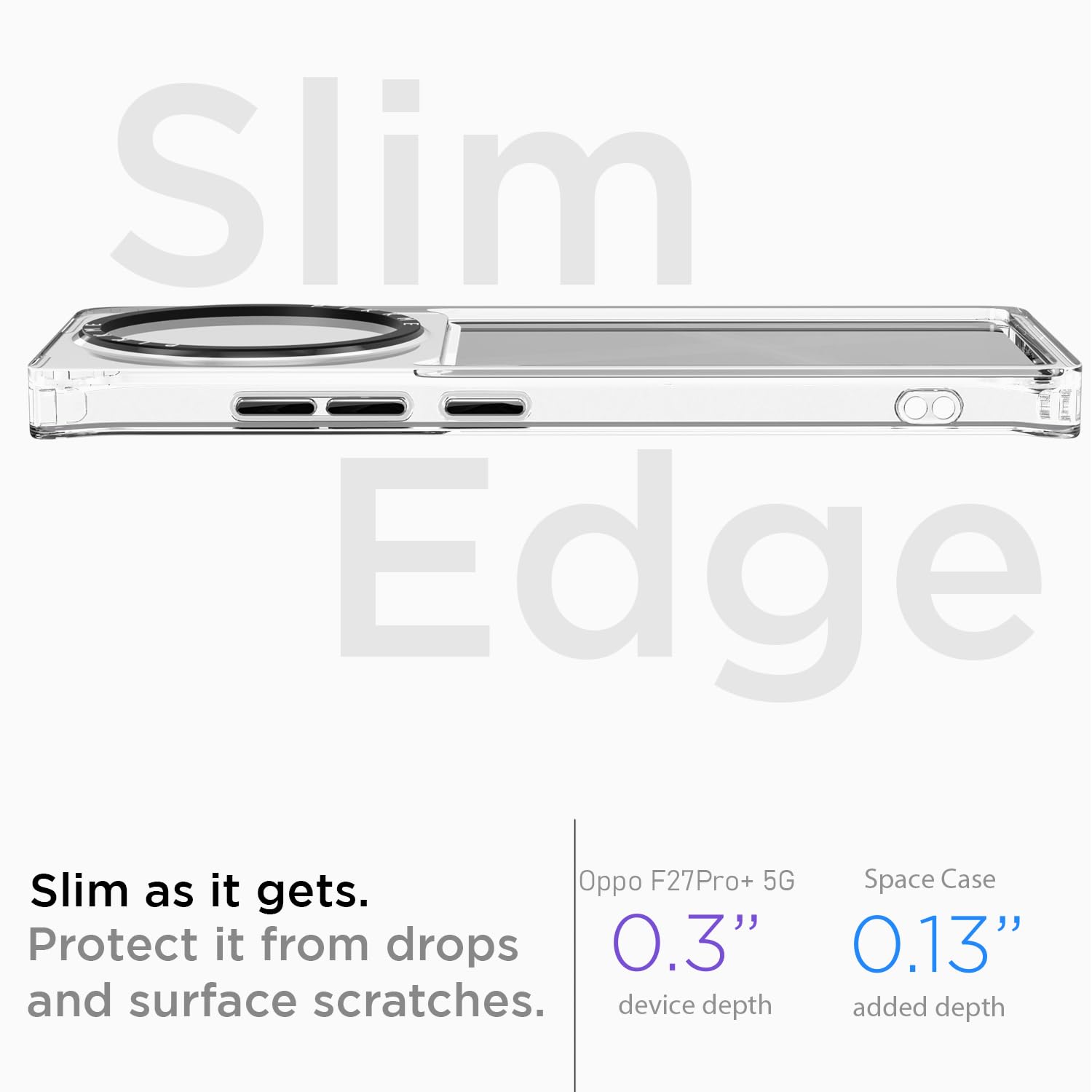 Pikkme transparent back cover for Oppo F27 Pro Plus 5G – photo 3