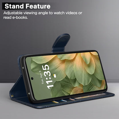 Pikkme blue Wallet flip case for Moto Edge 70 Pro 5G – photo 3