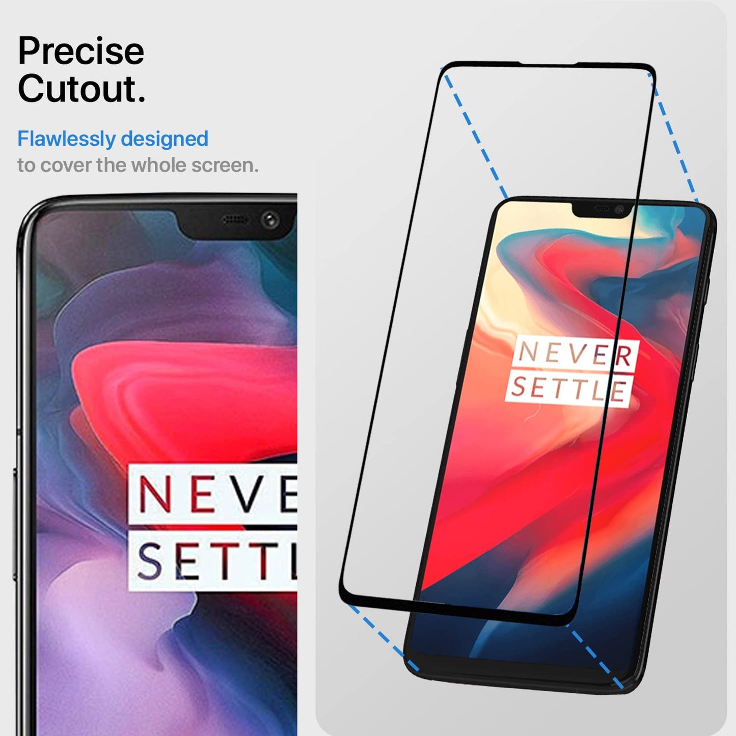 Pikkme OnePlus 6 Tempered Glass